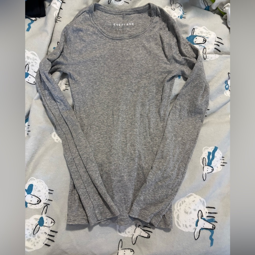 Everlane Pima Cotton Ribbed Top